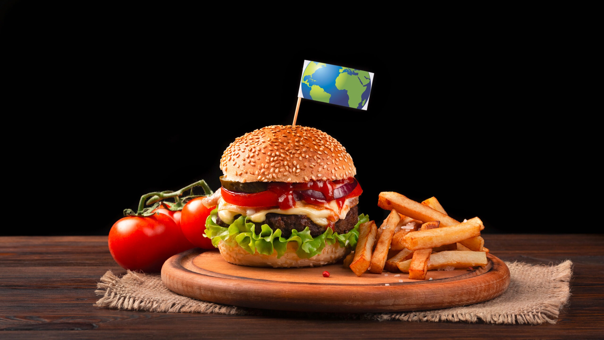 Burger aux oignons frits - recette facile